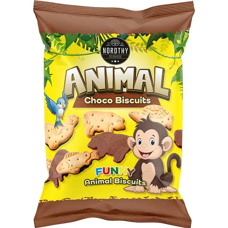 Nordthy Animal Kjeks Med Sjokolade 150g