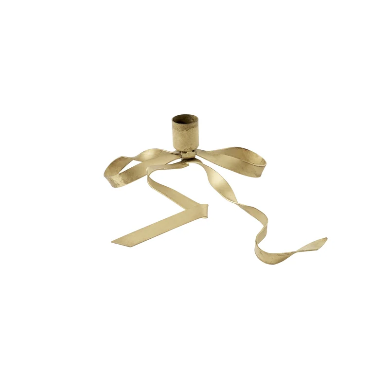 Bovinne stearinljusstake 15x15x4.5 cm.