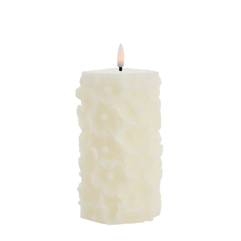 Hysille LED-ljusblomma H14,5 Off White