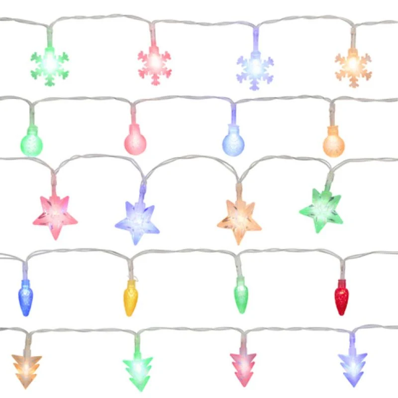 Grundig Xmas LED - slynge 10 LED | 5 Assorterte Motiver | 30 cm