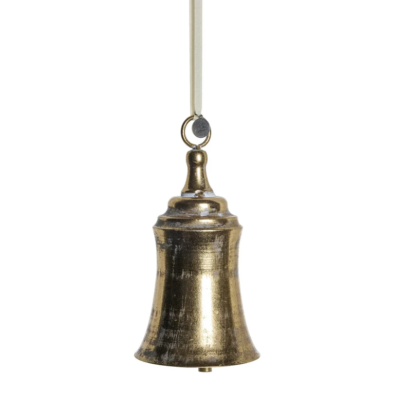 Missia ornament H18 cm. ljust guld