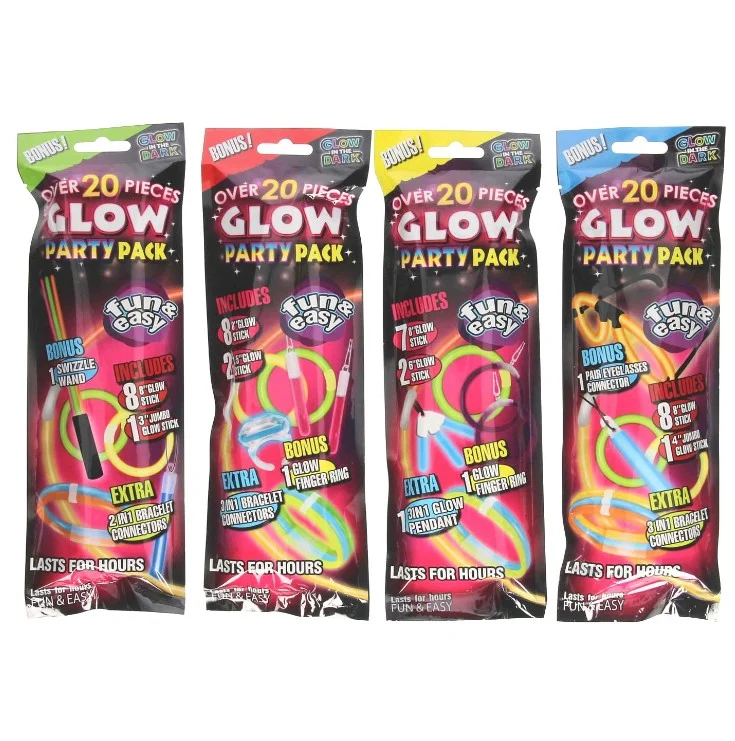 Glow Sticks Partypack | 4 varianter