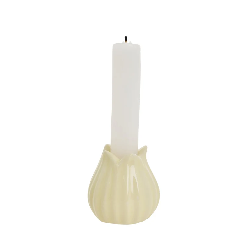 Dealie blomljusstake H6 Gul