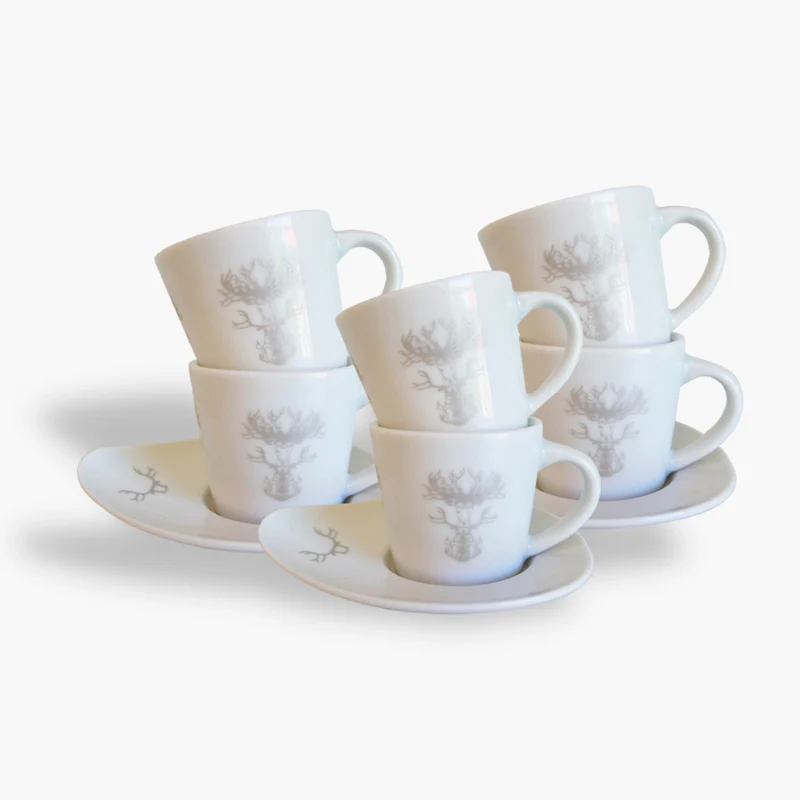 Espressokopp Set om 6 – Porslin av Smadi Interior