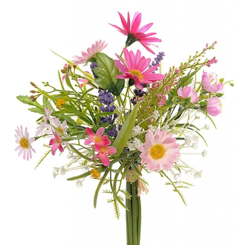 Kunstig Bukett med kunstige blomster 20 cm