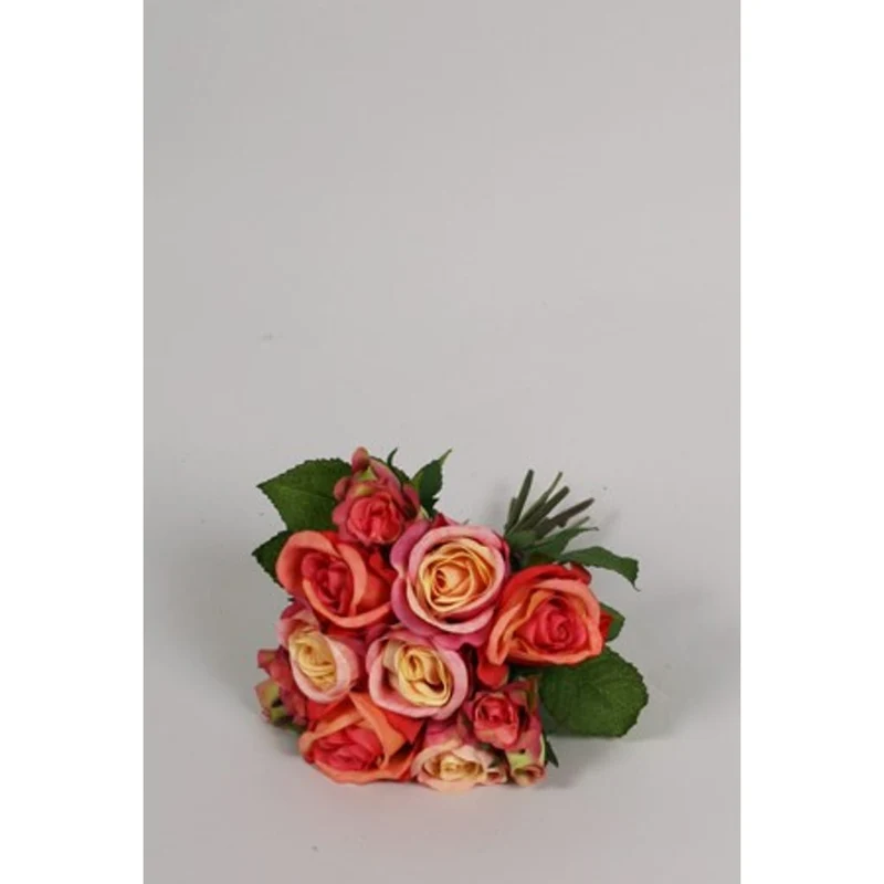 Kunstig Rosebukett 25 cm kunstig