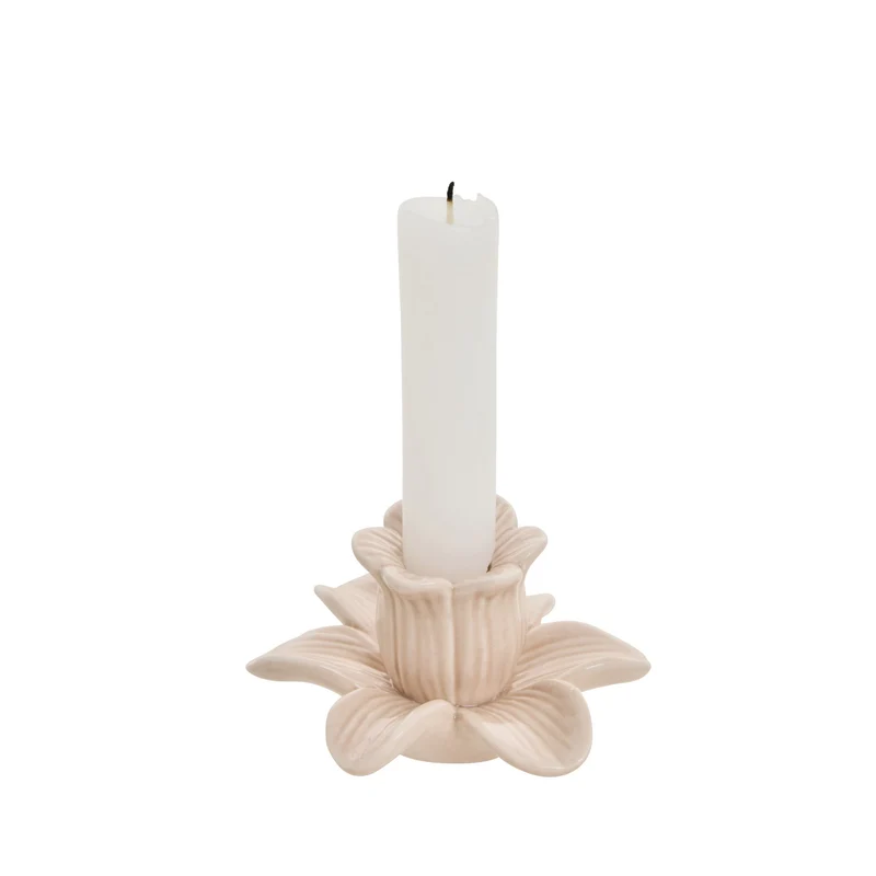 Deanne blomljusstake H5.6 Rosa