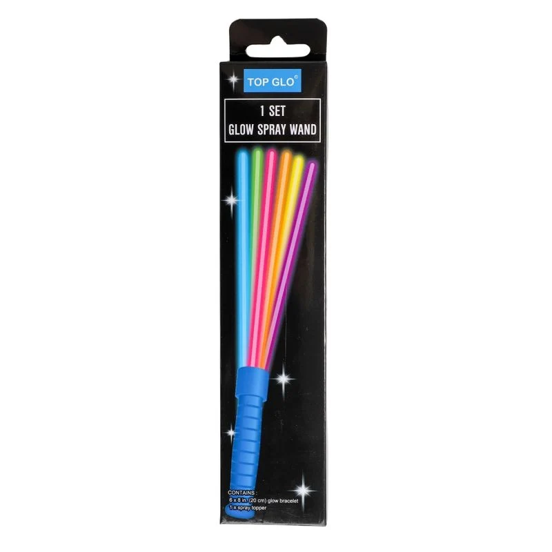 Lysstav med 6 glow sticks | Utskiftbare | Glow stick fest