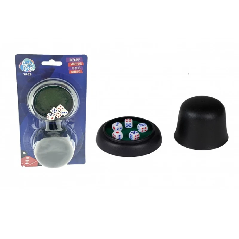 Risteboks med 5 terninger | Eddy Toys
