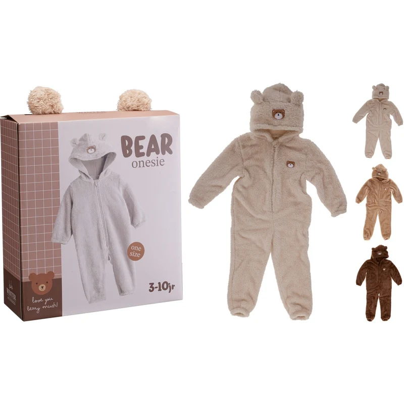 Kosedrakt for barn med bjørnemotiv 100/110cm| Kids Collection