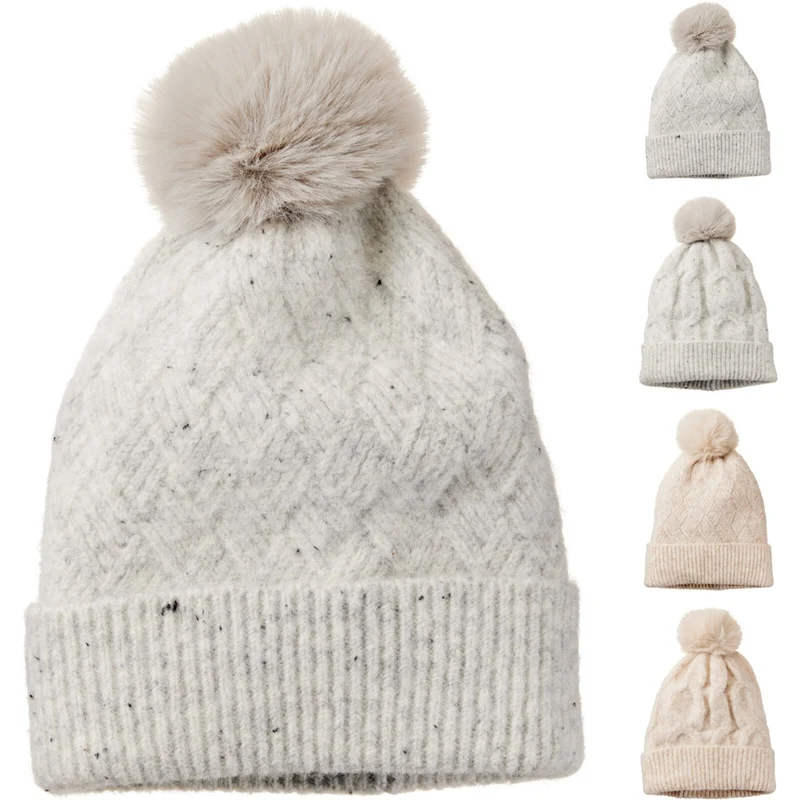 Strikkelue med Dusk | Flere Design