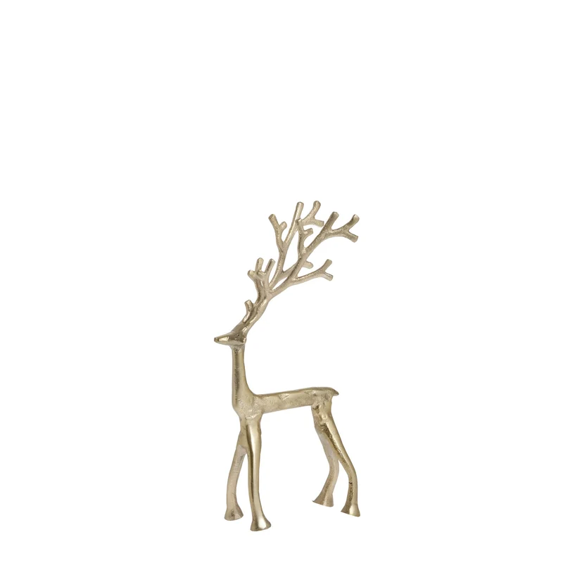 Marely dekoration H32 cm. ljust guld