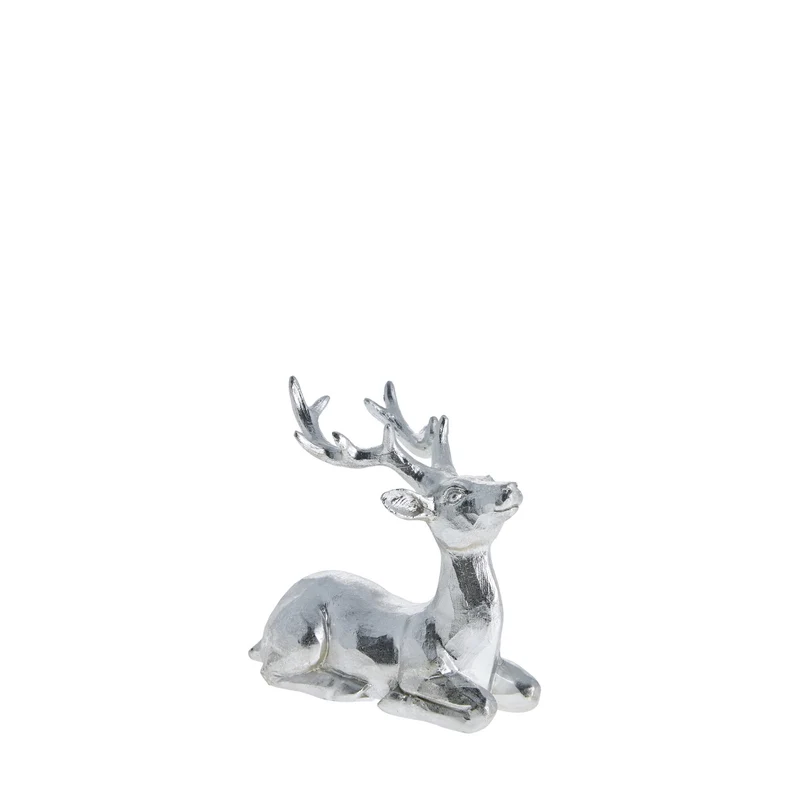 Sisillia dekoration H8 cm. silver