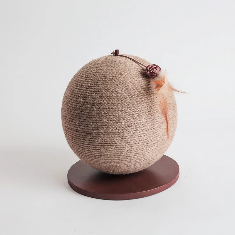 Kloreball 30 × 30 cm i sisal og tre