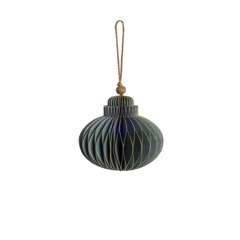 Paline ornament H7 cm. grön