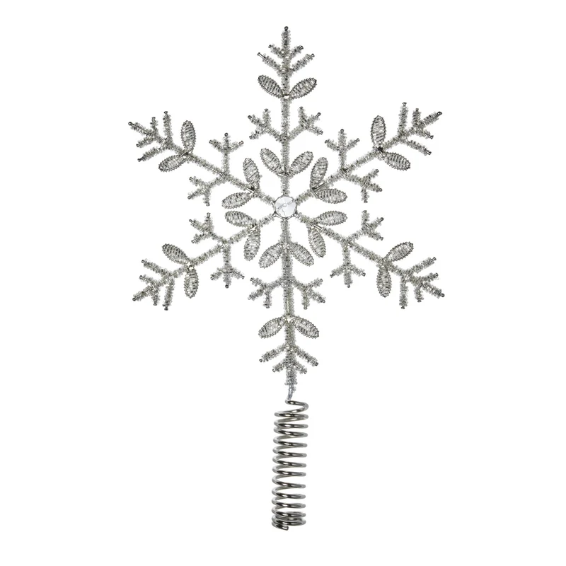 Augusta juletrestjerne H34 cm. silver
