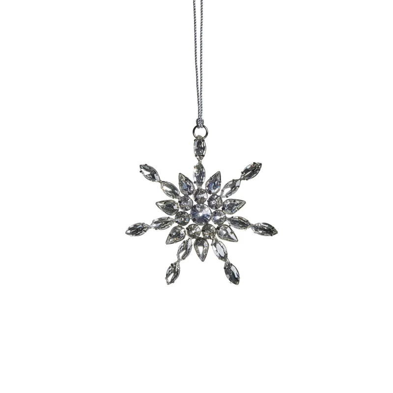 Ada ornament H9 cm. silver