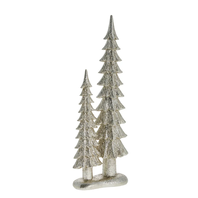 Sissia dekoration H33 cm. ljust guld