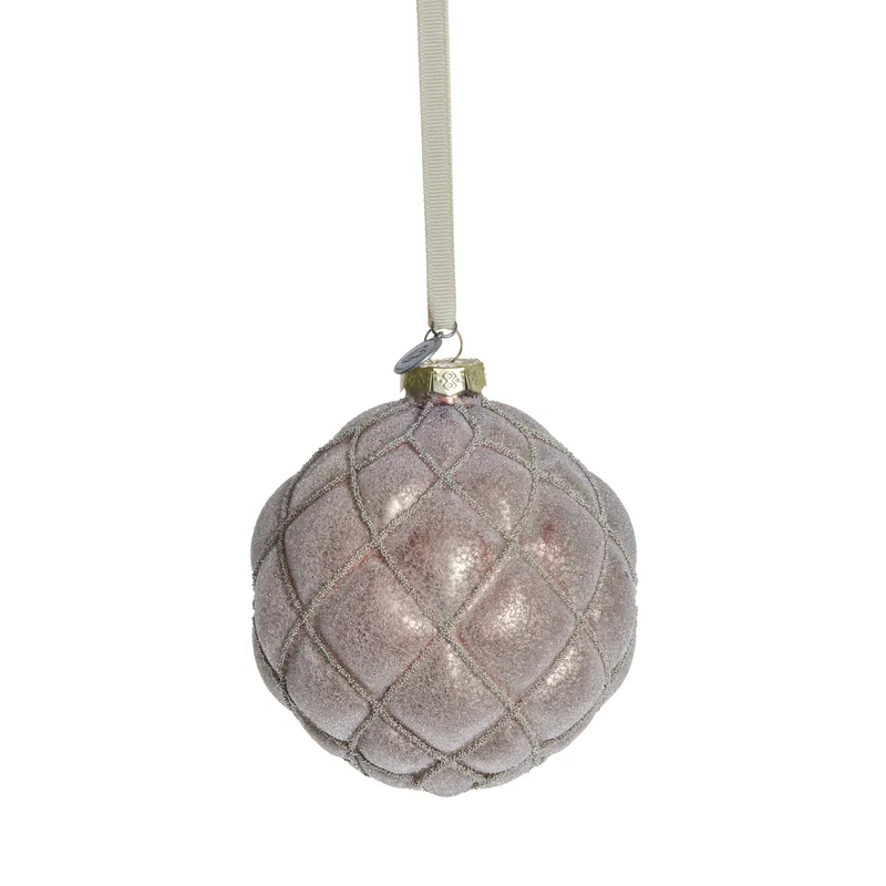 Norille dekoration H10 cm. støvet rosa