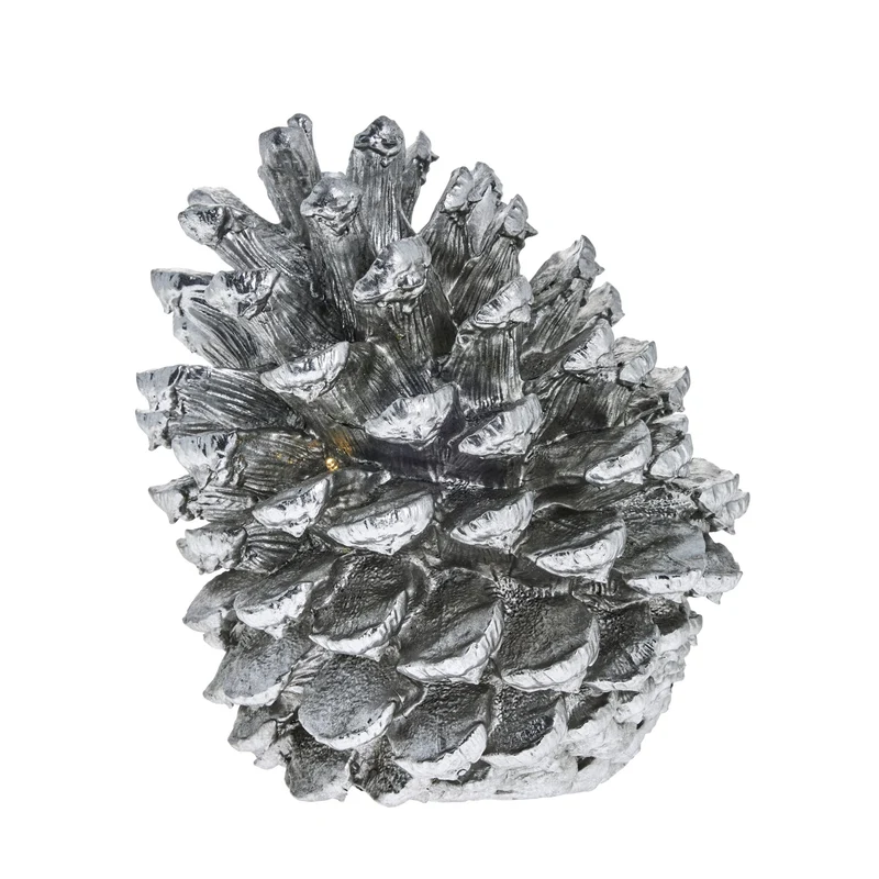 Serafina stor kotte LED H30,5 cm. antikt silver