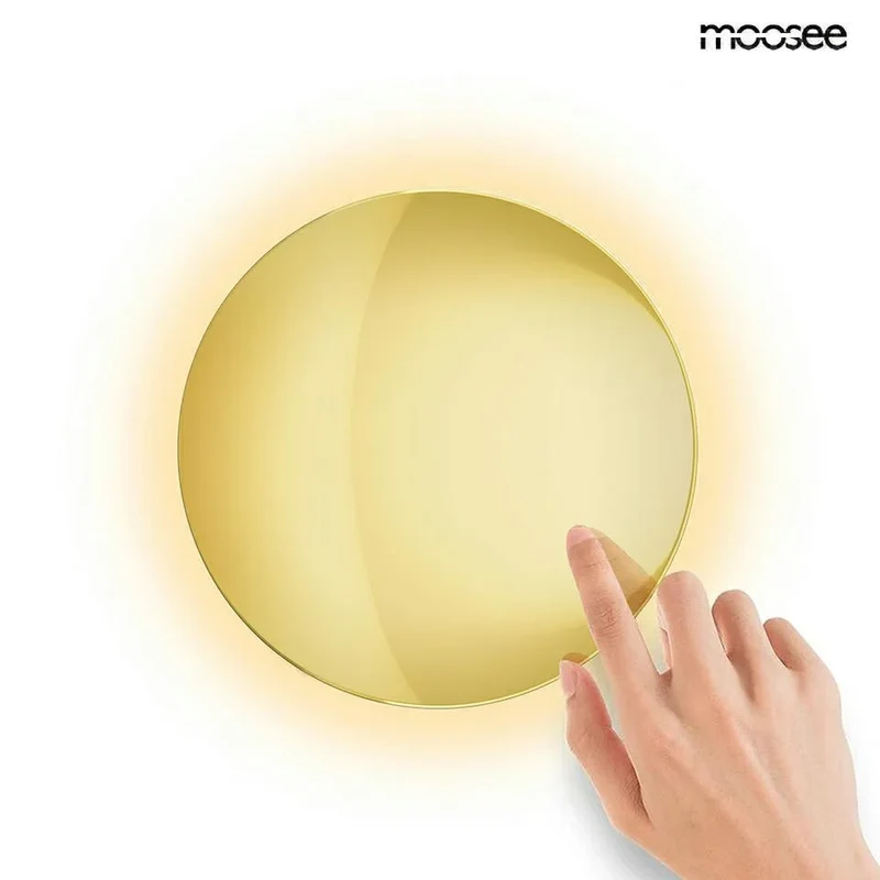 MOOSEE vägglampa SHADOW SUN 25 guld