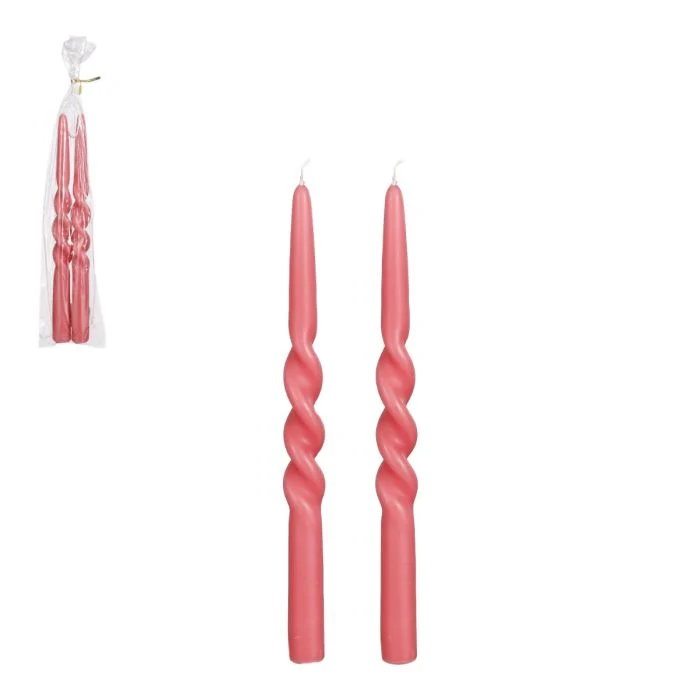 Spiralljus 2-pack laxfärgad