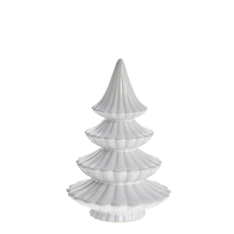 Mythel dekoration H14,5 cm. vit