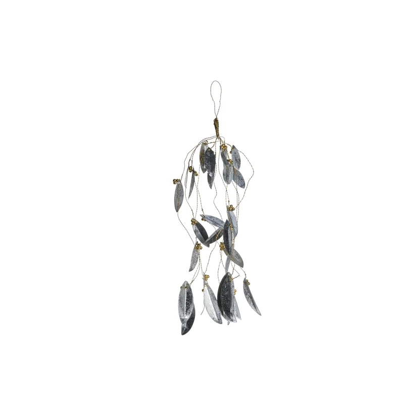 Olivia dekoration H40 cm. silver