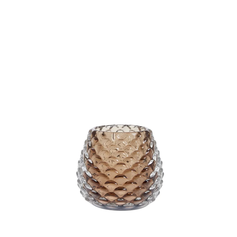 Conia värmeljushållare H8,5 cm. brun