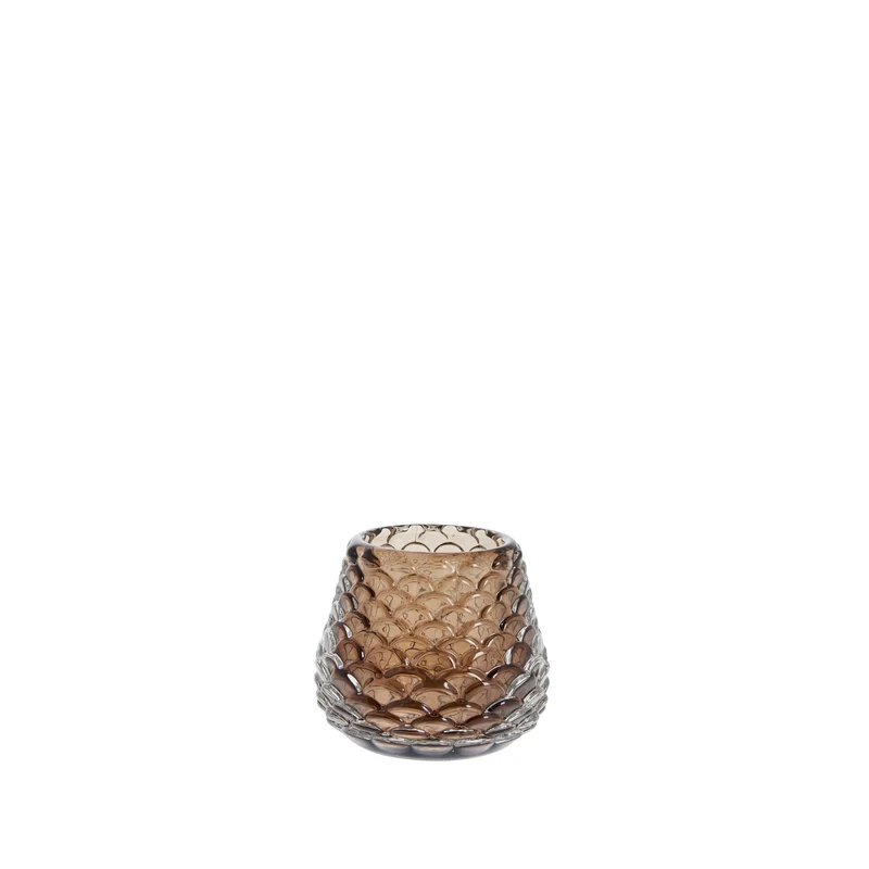 Conia värmeljushållare H6,5 cm. brun