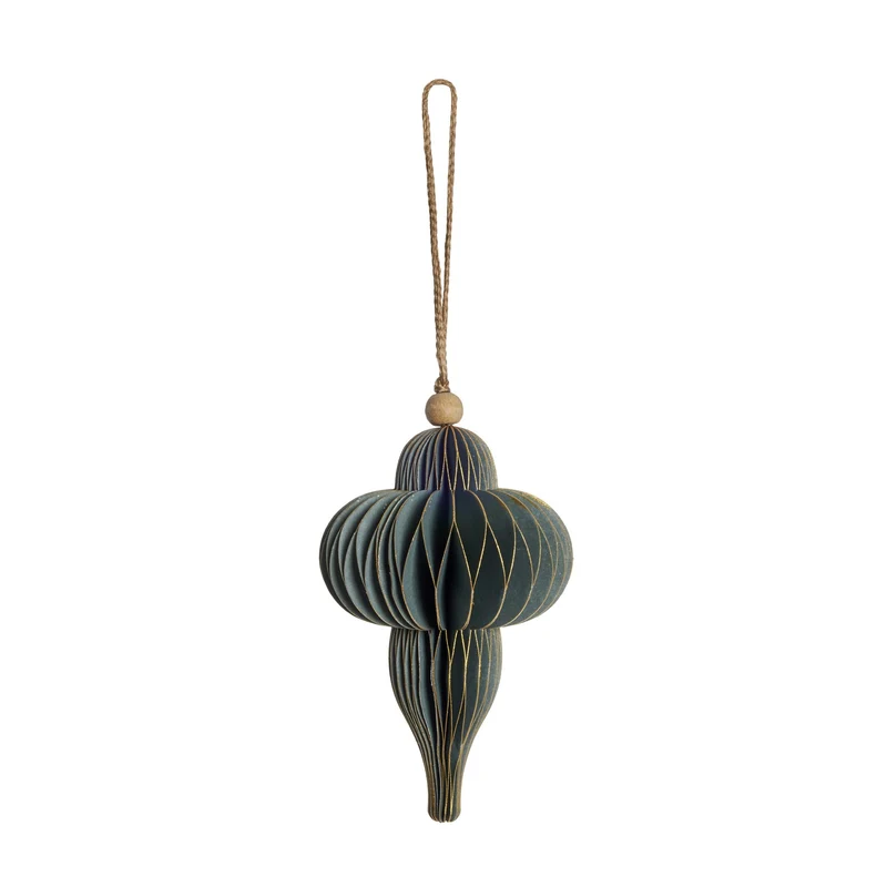 Paline ornament H10 cm. grön