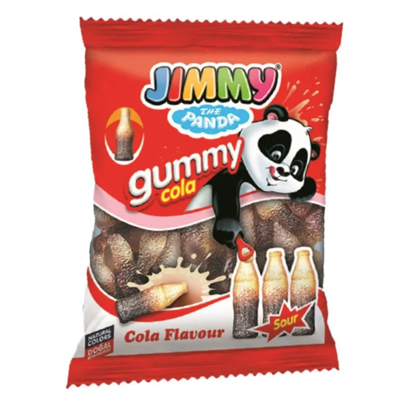 Jimmy the Panda Vingummi Cola Sur 80g
