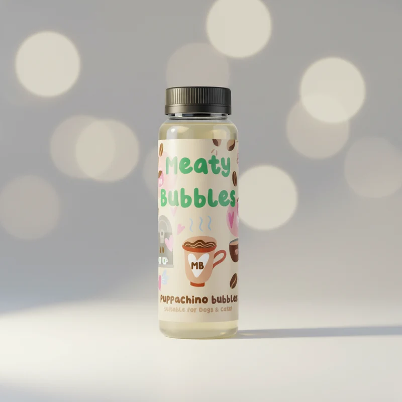 Meaty bubbles - såpebobler til hund og katt - Ostesmak