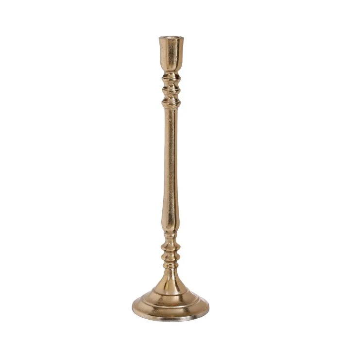 Rocco ljusstake i guldfärgad 40 cm hög