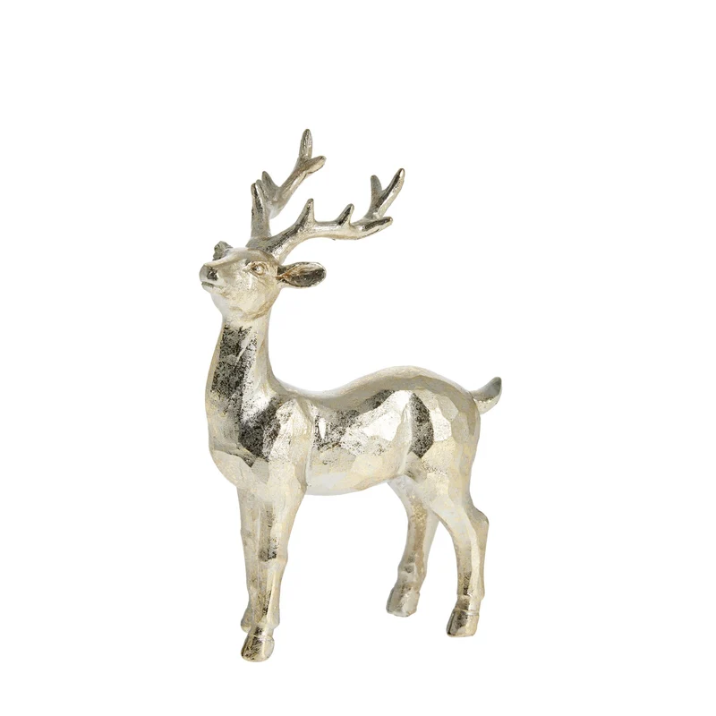 Sisillia dekoration H14,5 cm. ljust guld