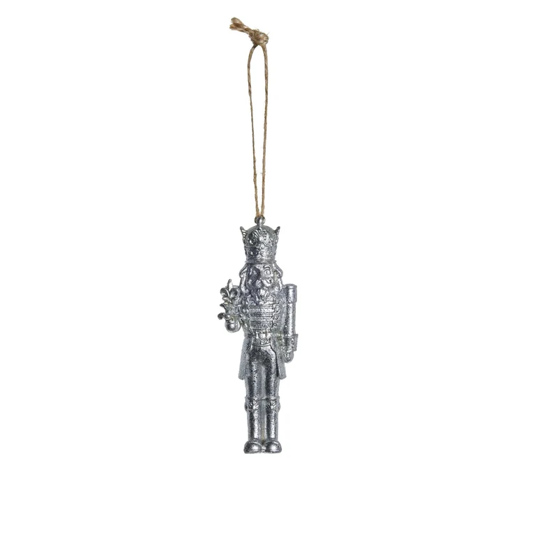 Nuttia ornament H10 cm. silver
