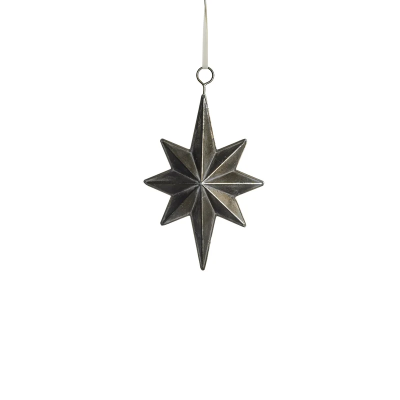 Misella dekoration H25 cm. antikt silver