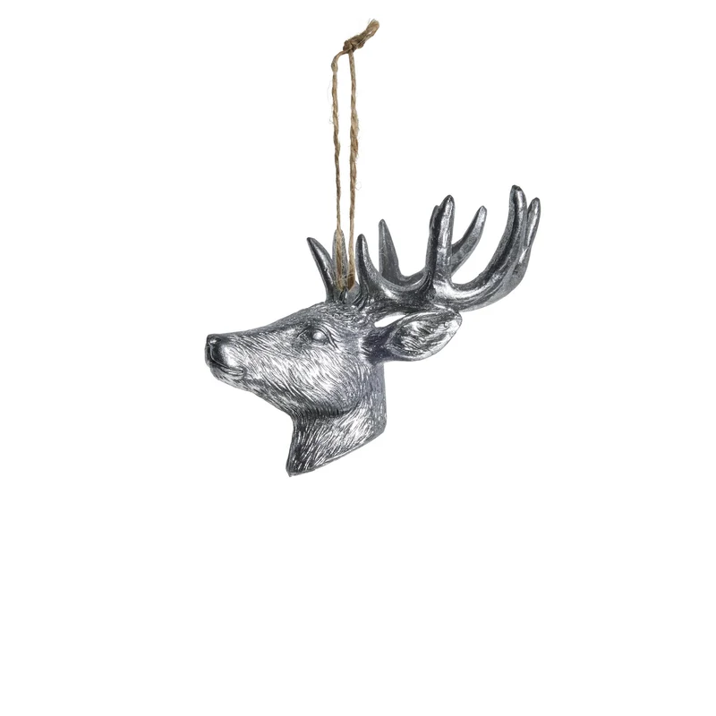 Serafina rådjur H12,5 cm. antikt silver