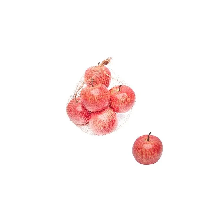 Konstgjorda röda äpplen 6-pack
