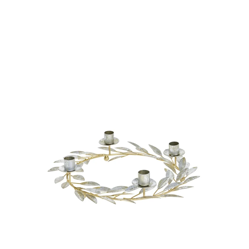 Olivia adventsljusstake H7 cm. silver