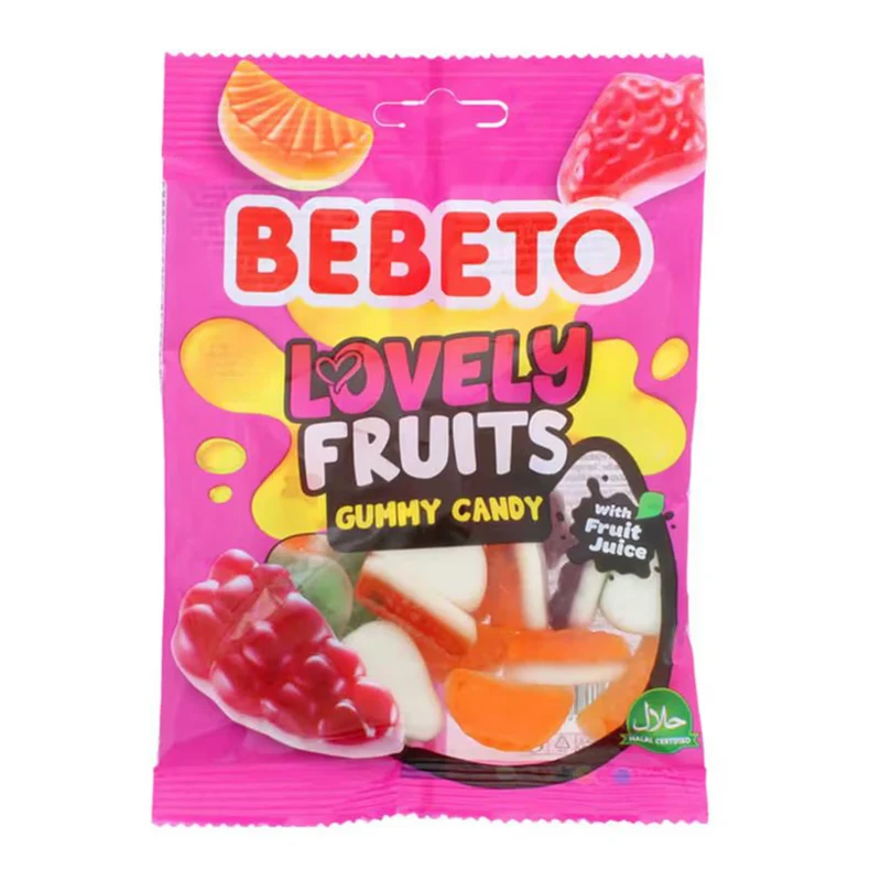 Bebeto Lovely Fruit Vingummi Godteri 80g