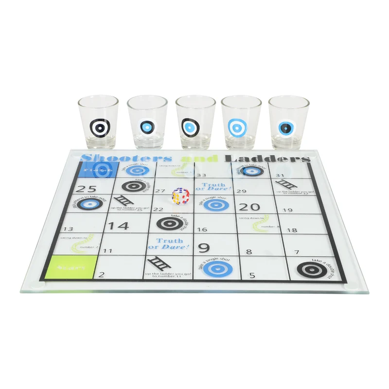 Shots and Ladders Drikkespill med 5 Shotglass