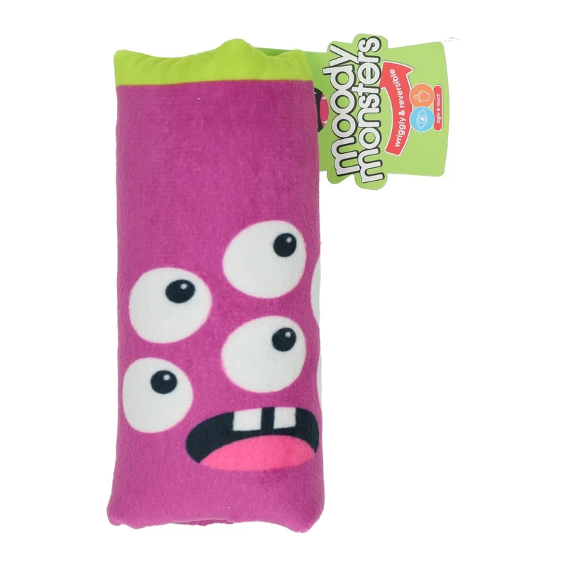 Fløyel Vannpølse Fargerike Monstre 14cm | Vendbar
