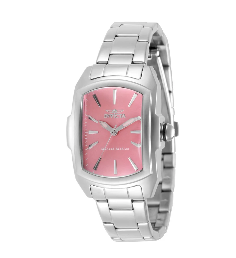 Invicta Lupah Dameklokka - 29mm, Steel/pink - 2 års garanti