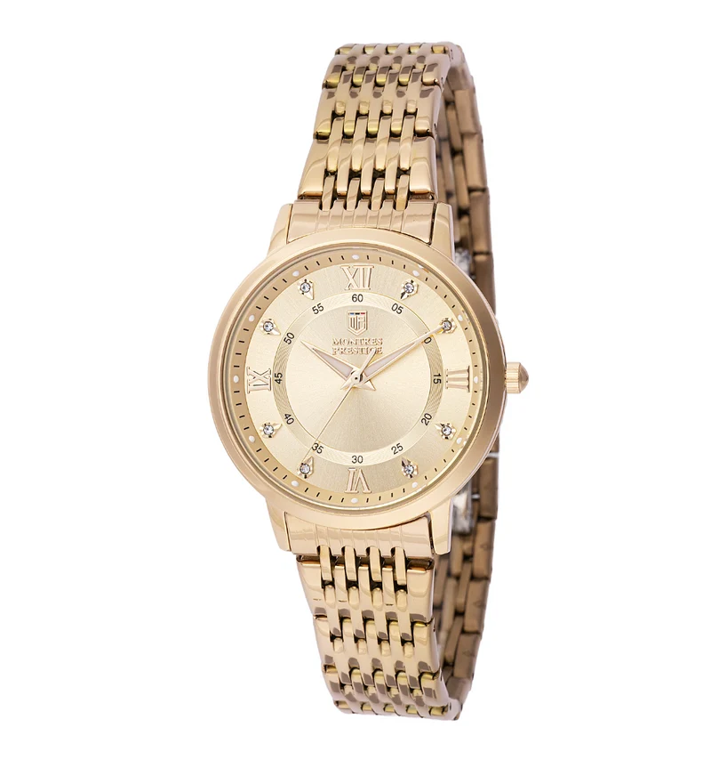 Invicta Montres Prestige X Dameklokke - 33.5mm, Gold - 2 års garanti