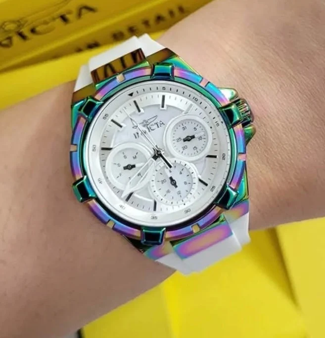 Invicta Aviator Dameklokke Mother of Pearl - 2 års garanti