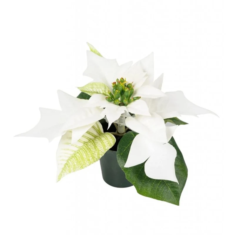 Kunstig Julestjerne 10cm – Miniatyr