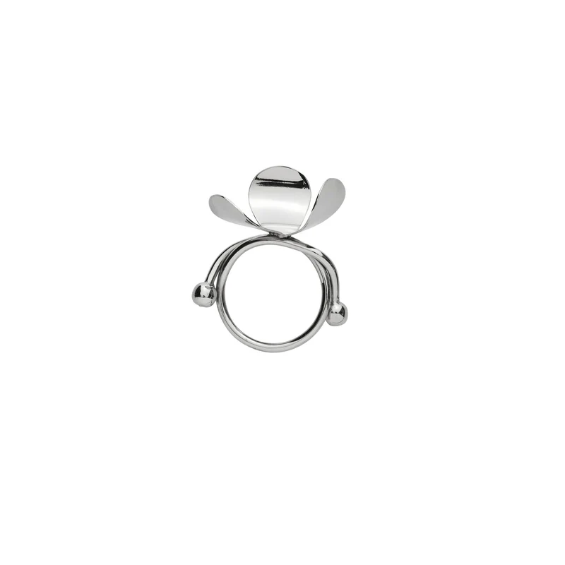Sigrid servettring 5x2 cm. Silver