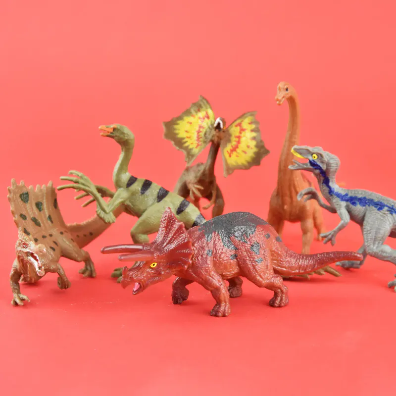 Dinosaurer i pose 6stk | Lekedinosaurer