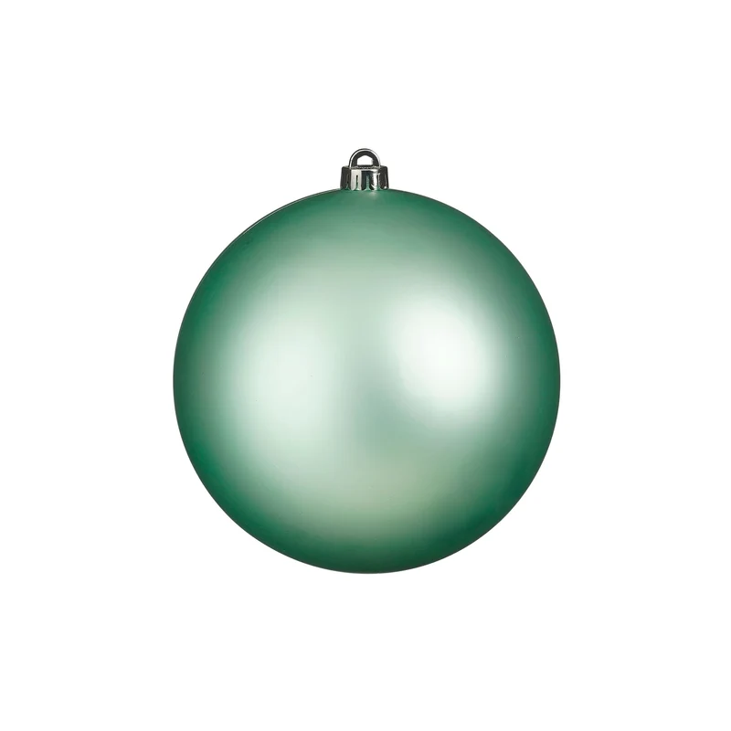 Stor julkula matt mintgrön 20 cm i dia